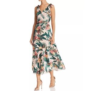 Sam Edelman Sleeveless Cutout Maxi Dress, Flamingo Pattern